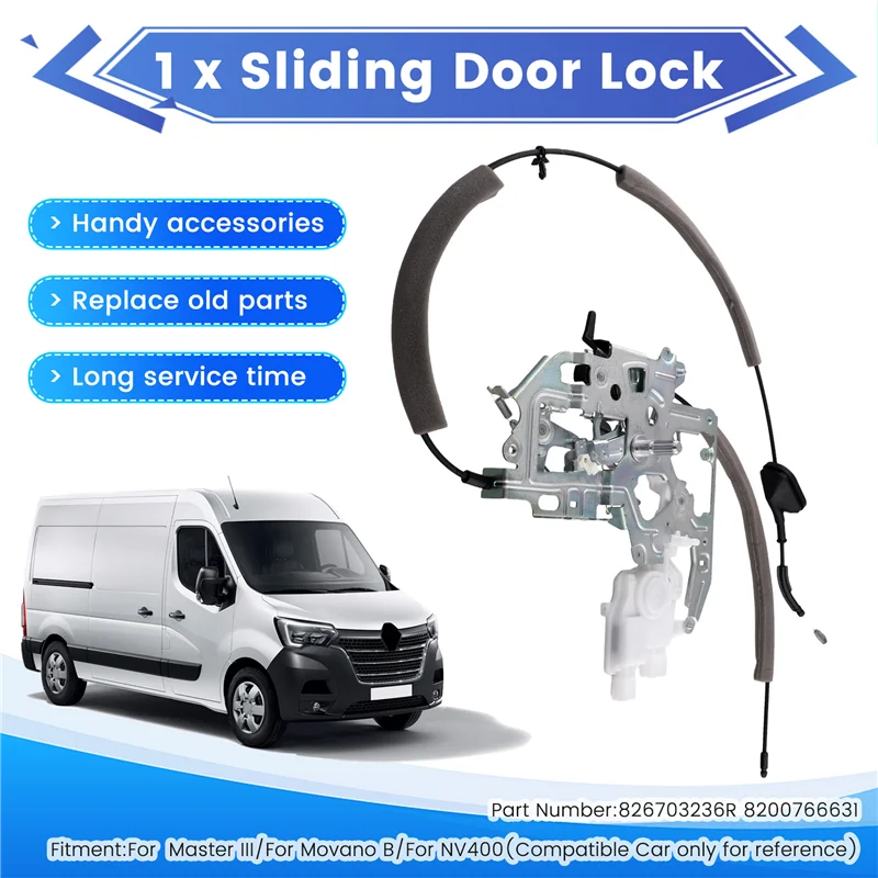 

AEA6-826703236R Car Servo Motor Right Sliding Door Lock For Renault Master III Movano NV400