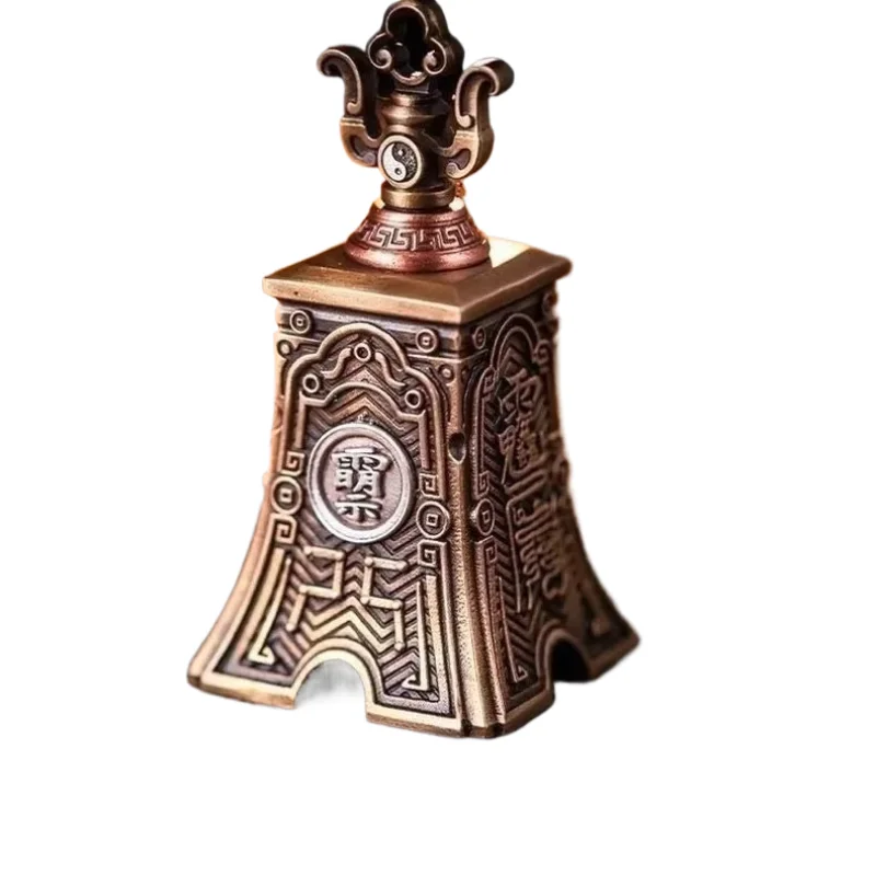 

Antique - Style Sanqing Bell Keychain - National Trend Retro Brass Handmade Bell, for Car Pendant & Backpack Pendant