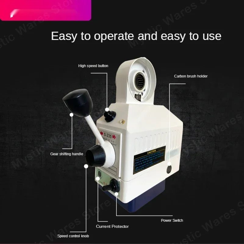 110V S-235 Milling Machine Tool Feeder Accessories X-Axis Turret Milling Electronic Automatic Feeder