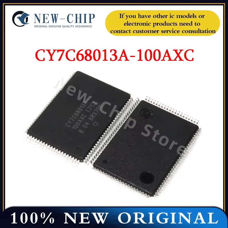 

2PCS-10PCS/LOT CY7C68013A-100AXC LQFP100 package USB microcontroller chip New Original CY7C68013A