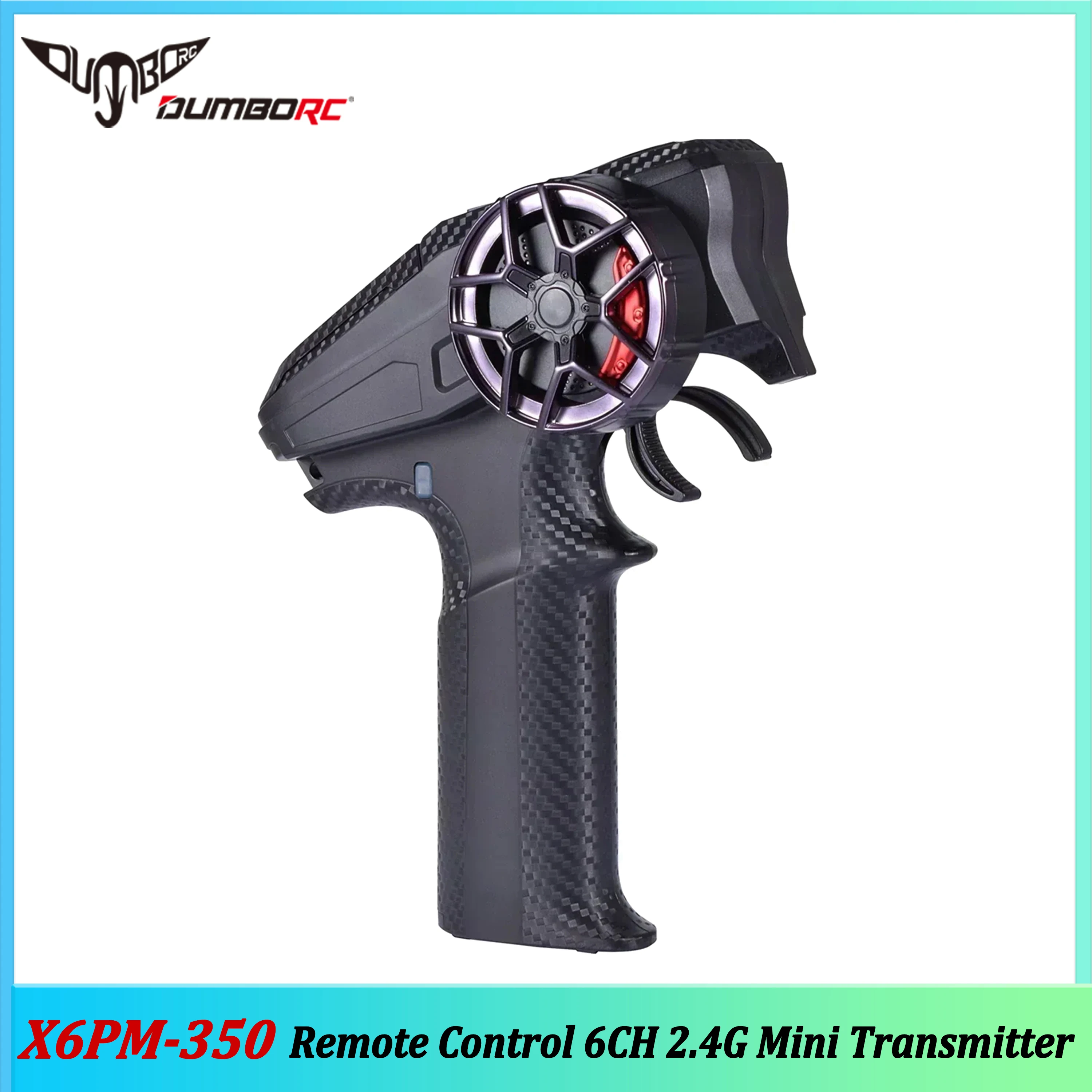 

DUMBORC 6CH X6PM-350 2.4G 4.8-12V Mini Transmitter for P4FMG/P6FG/P6DCG Gyro Receiver Universal RC Car Truck Boat Tank Toy Parts