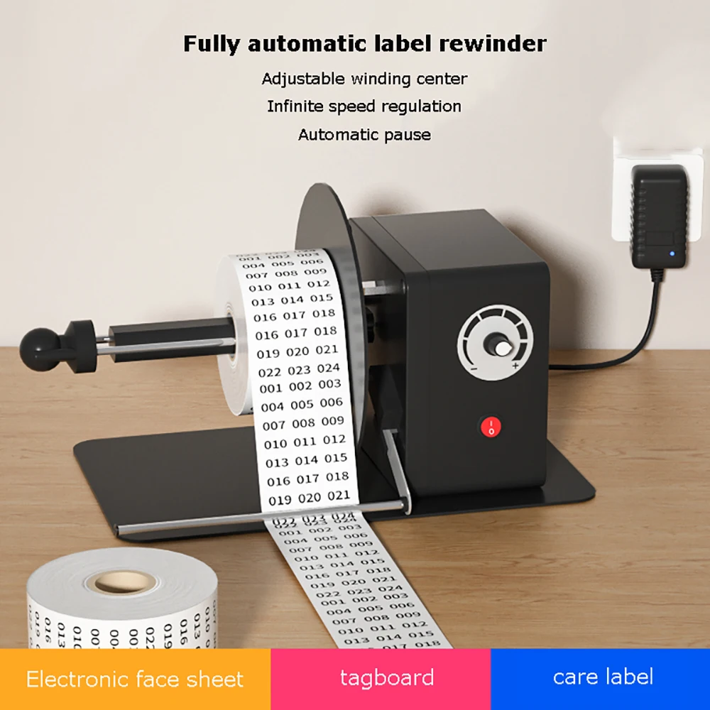 Automatic Label Rewinder Bi-di - Sticker Label Roll review and price