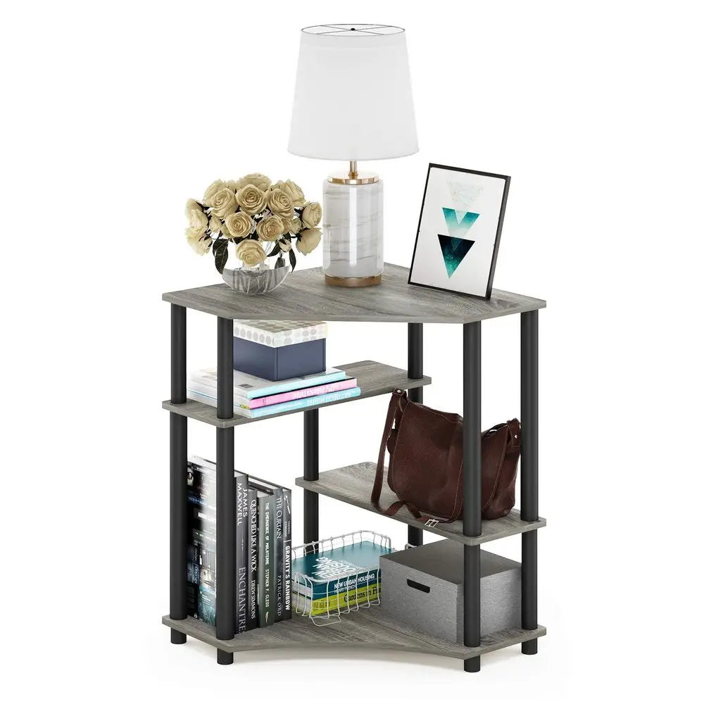 

TURNNTUBE Desk, Gaming Desk with Shelves, Corner Computer Desk with Shelves, Office Desk, Space Saving, For Home Office, Bedroo