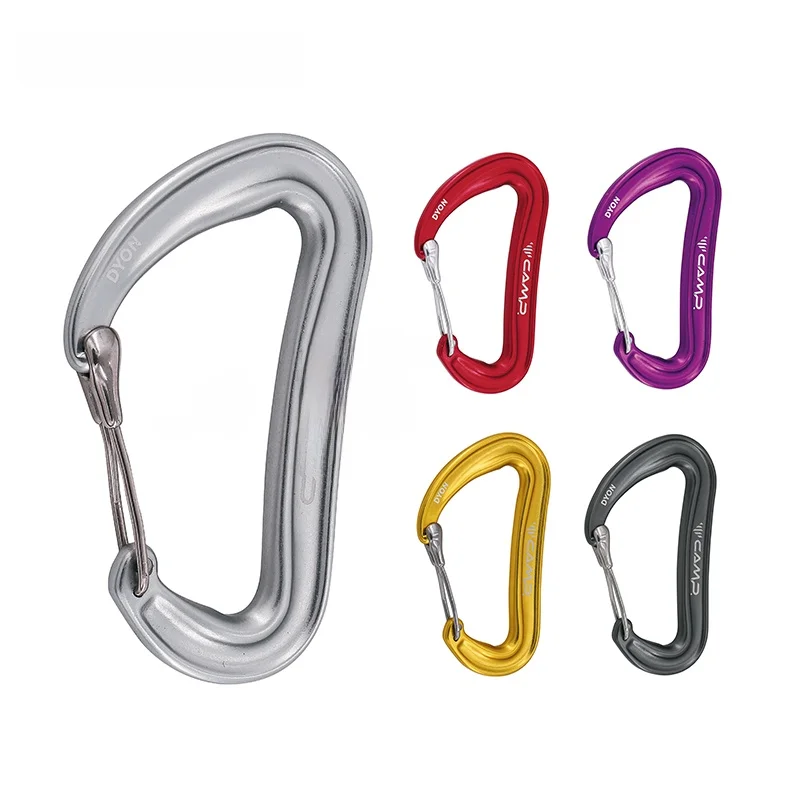 camp-quickdraw-carabiner-ultra-light-ice-climbing-wire-gate-locking-climbing-gear-rock-climbing-outdoor-travel-equipment