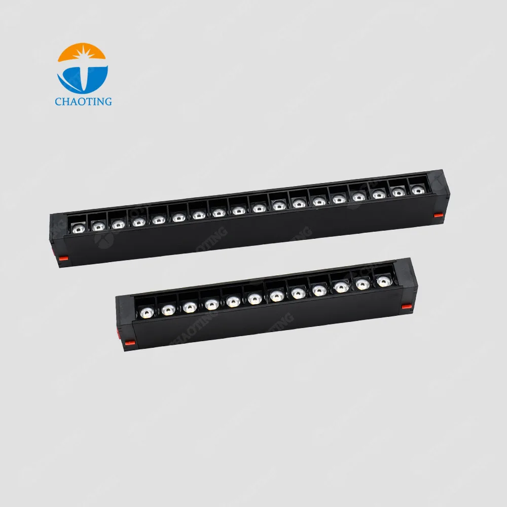 30 Pieces Tuya Smart Wifi 220V Led 9W Track Spot Light 25Mm Magnetic Rail Linear Grille Spotlights For Interior Lighting System