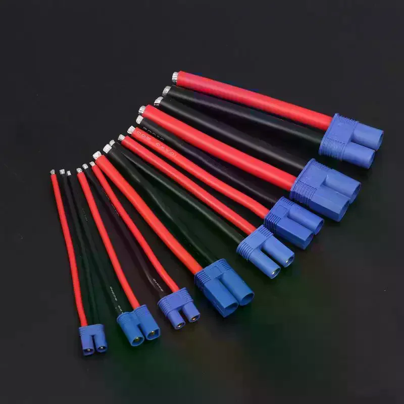 EC2/3/5/8 Male/Female Plug Jack Wire Connector Battery Connector For Car RC Battery Toys Charging Adapter DIY Lipo Battery Parts