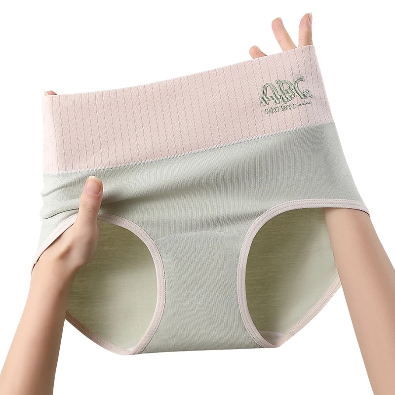 Damskie bawełniane majtki figi sportowe trójkątne zestaw majtek plus size bielizna damska seksowna bielizna modelująca brzuch