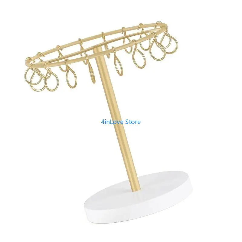 

T4MD Metal Hair Clip Storage Display Stand Stylish Hair Clip Display Rack Storage Stand Rack for Bedrooms and College Dorms