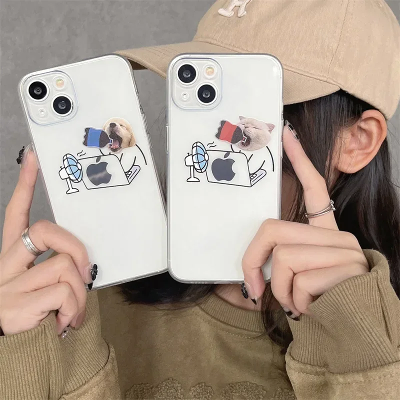 재미있는 성냥개비 남자 투명 전화 케이스, 아이폰 15, 14, 12, 11, 13 프로, XS 맥스, 미니, XR, X, 7, 8, 14 플러스, SE, 투명 커버, Fundas 가방