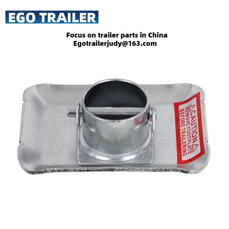 

EGO Removable 2" Round Trailer Jack Foot Plate 5000 LBS Capacity with Pin Base for A-Frame Boat RV Camper Parts