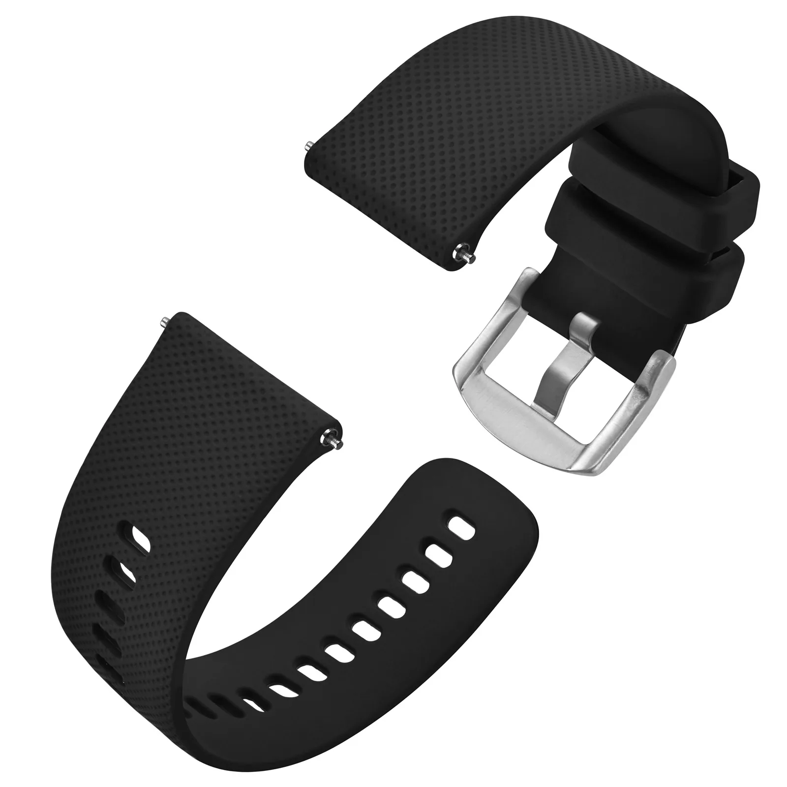 Anbeer Premium Silicone Watch Band Quick Release Rubber Watch Strap 16mm 18mm 20mm 22mm 24mm Bracelet for Smart Watch