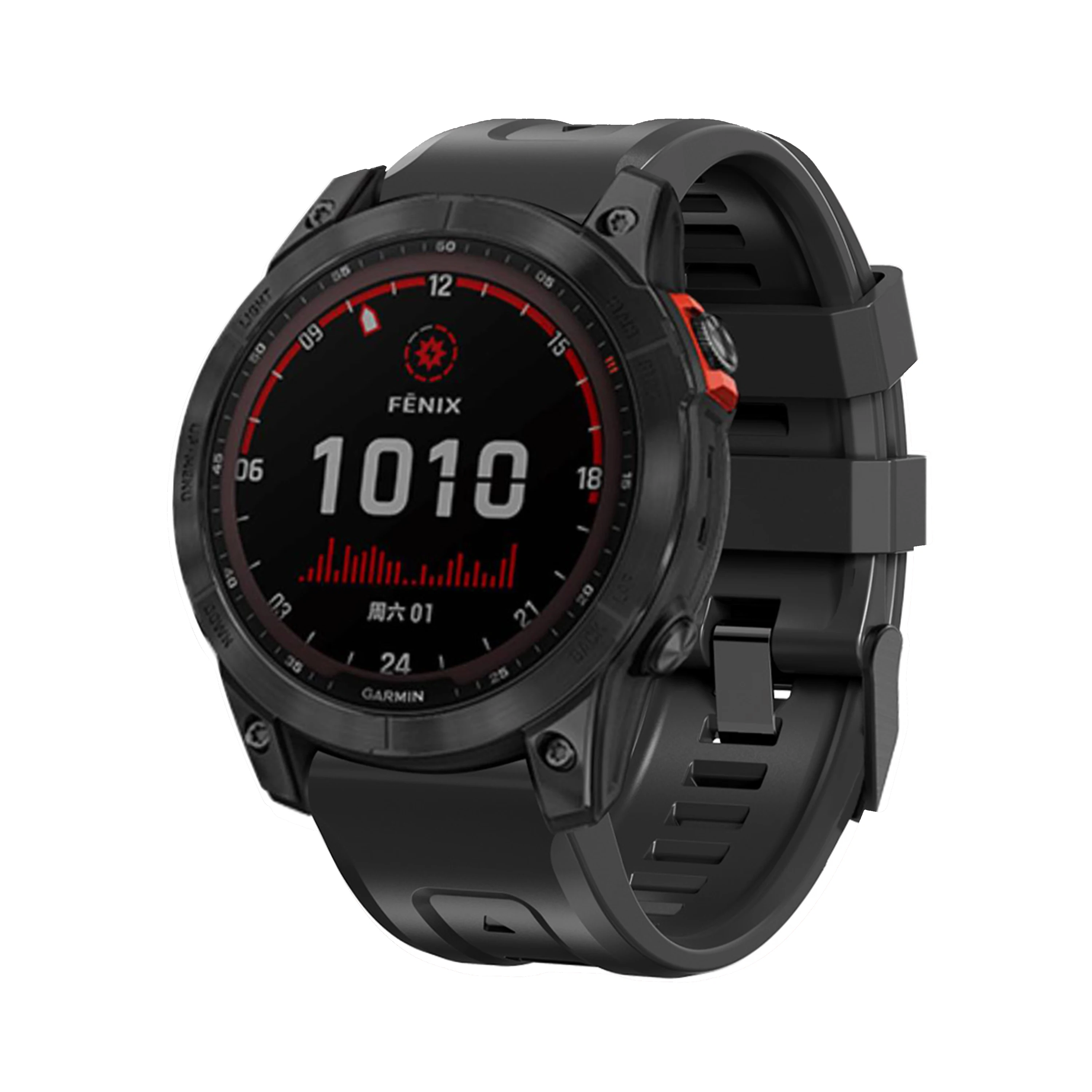 Ремешок для часов 22 мм 26 мм для умных часов Garmin Fenix 7X 7, силиконовый ремешок Fenix 6 6X Pro 5 5X Plus 3HR 935 Quick Easyfit, ремешок на