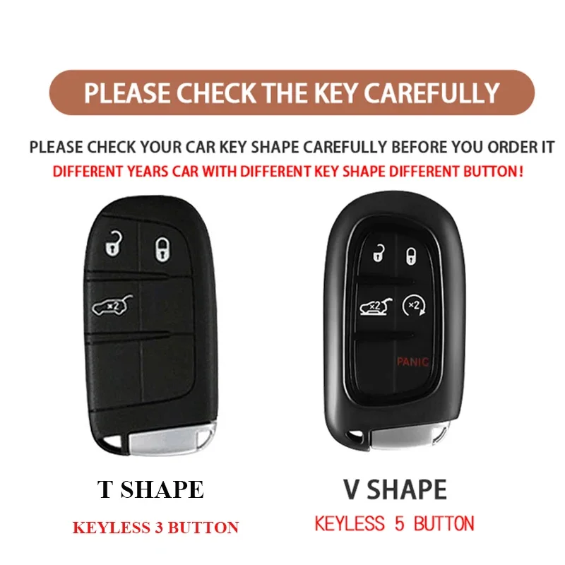 Nuovo TPU Car Remote Key Case Cover Fob per Jeep Renegade Compass Grand Cherokee per Chrysler 300C Wrangler Dodge Ram 1500 Journey