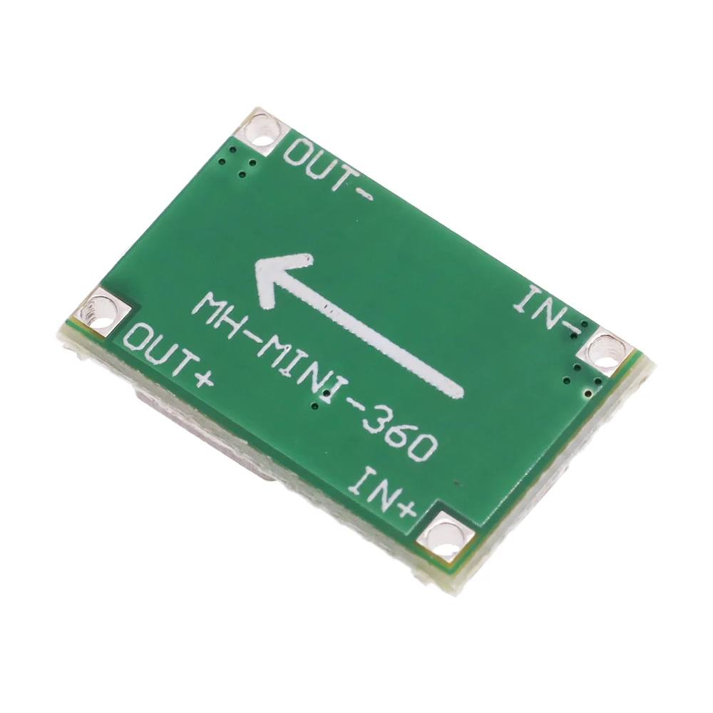 Mini360 RC Airplane Module Mini 360 DC Buck Converter 2A Step Down Module 4.75V-23V to 1V-17V 17x11x3.8mm New LM2596