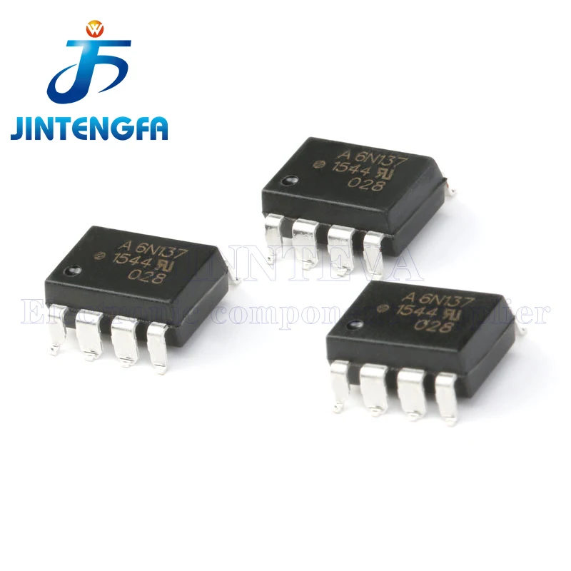 10PCS 6N137 EL6N137 EL6N137S 6N137M DIP-8 6N137SDM SMD-8 High Speed Optocouplers High Speed 10MBd LogicGate Output IC SMD DIP