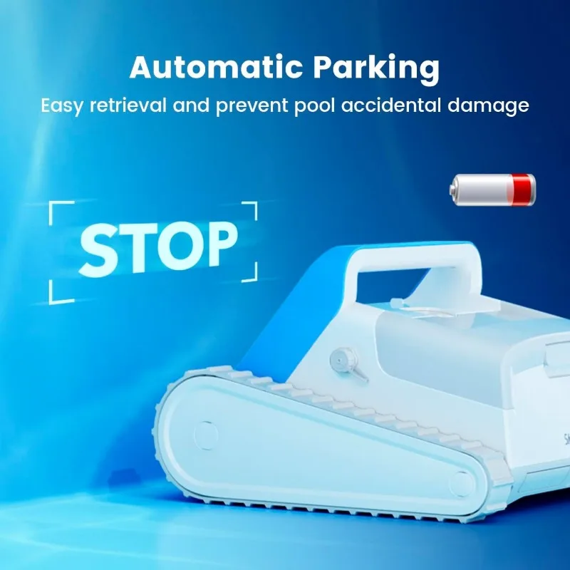 Upgrade SMOROBOT Cordless Robotic Pool Cleaners for Inground Pools,3300GPH Strong Power,150 mins Runtime