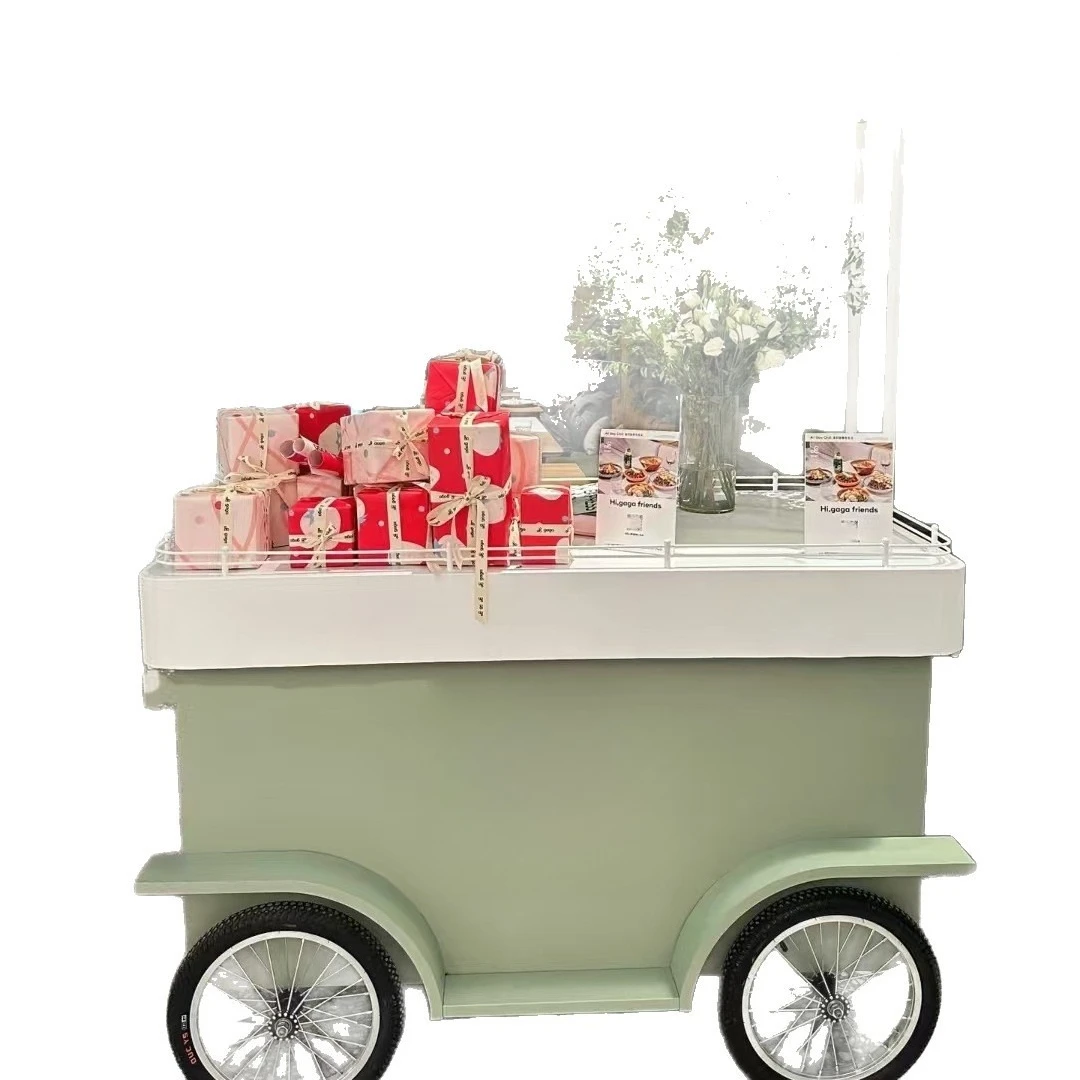 

Customizable Shopping Mall Sales Promotions Mobile Cart Night Market Market Business Milk Tea Outdoor Streetside Display Cart
