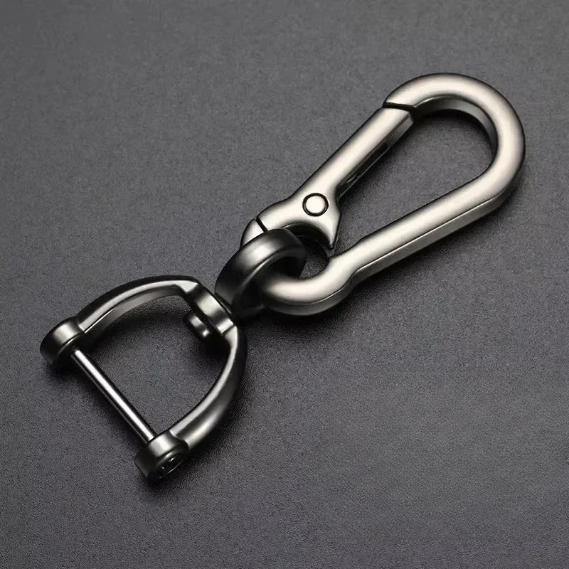 Anti-Lost Car Key Pendant Split Rings Keyring Auto Vehicle Lobster Keychain Phone Number Card Clasp Key Chain Car Accessories