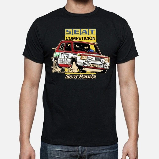 Heißer Verkauf Vintage Klassische Spanien Auto S E EINE T Panda T Shirt. Neue 100% Baumwolle Kurzarm O-ansatz T-shirt Casual Herren Top