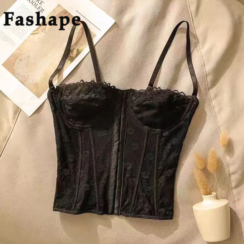 

Корсет-боди Fashape Fishbone с кружевом и цветочным узором, утягивающий талию, для коррекции фигуры, женское нижнее белье