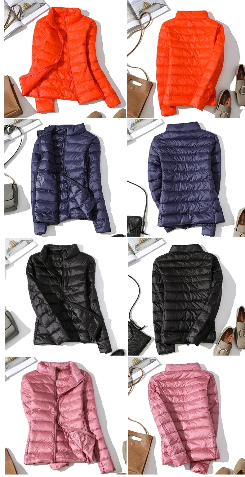Ultra Light Down Jacket 2024 New Parkas Basic Winter Jackets Female Women Velvet Hooded Coats Autumn Down Jacket Womens Outwear