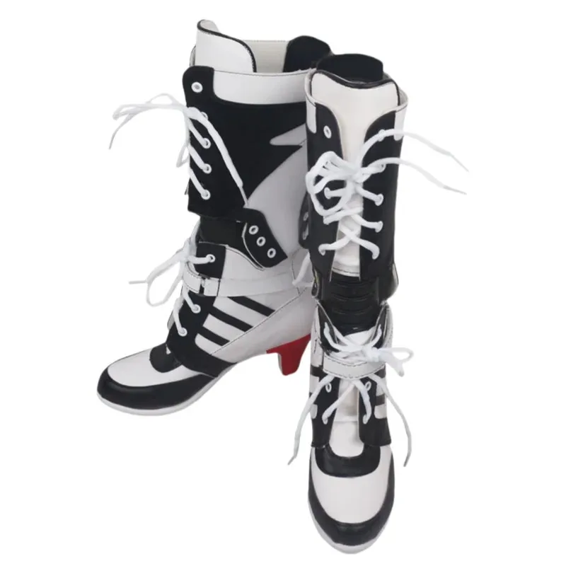 

Clown Joker Harley Joke High Birds Of Prey Cosplay Boots Shoes