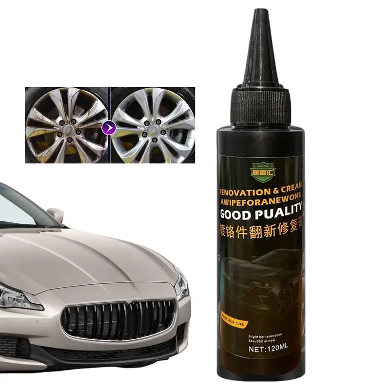 

120ml Car Rust Remover Multifunctional Automotive Chrome Plated Rust Prevention Liquid Metal Rust Fighter Agent Cars Maintenance