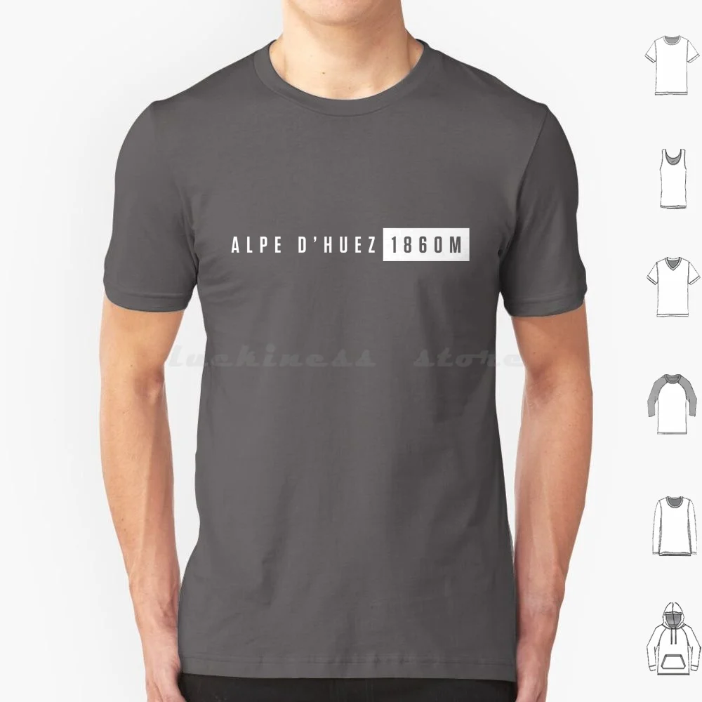 

Alpe D'huez Cycling Graphic T Shirt Big Size 100% Cotton Alpe Dhuez Alpe D Huez Cycle Cycling Cyclist Bike Bikes Bicycle Velo