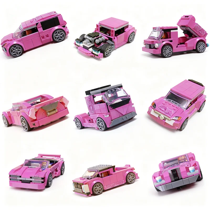 307pcs MOC City Champions Custom Alternate Model Building Blocks Construction Toys Christmas Gifts DIY Birthday Kids Brick Idea