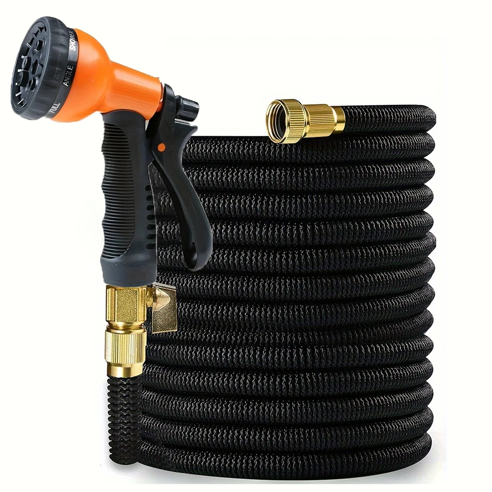 

Magic Expandable Hose High Pressure Car Wash Spray Gun Garden Watering Tool Outdoor Irrigation System Durable Lightweight