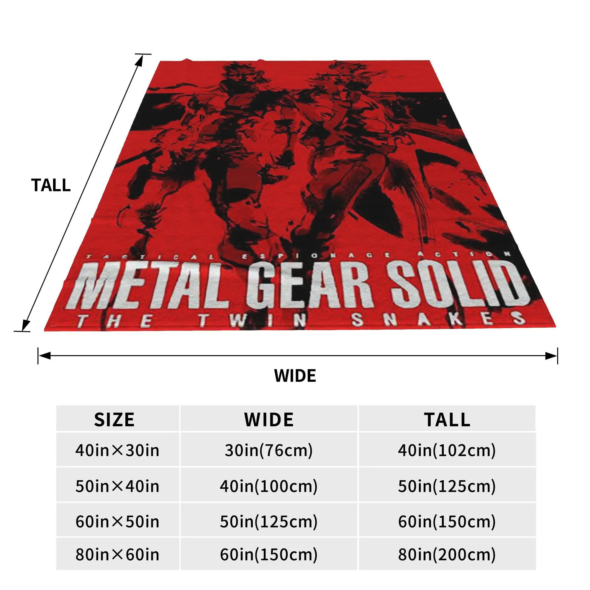 Metal Gear Solid Enter Shadow Moses Comic MGS1 Games Blankets Fleece Sofa Throw Blanket for Couch Bedding Throws Bedspread Quilt