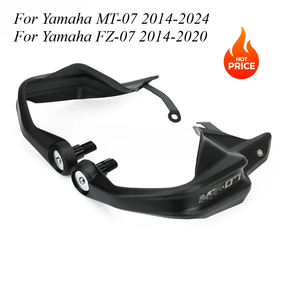 

Motorcycle Handlebar Handguards For Yamaha MT 07 2014-2024 FZ 07 14-20 Shield Windproof Handle Guard Protector