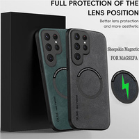 Magnetic Case for Samsung Galaxy S25 EDGE S24 S23 S21 Ultra FE for Magsafe Cases for Samsung S22 S20 Plus Note 20 Ultra Cover