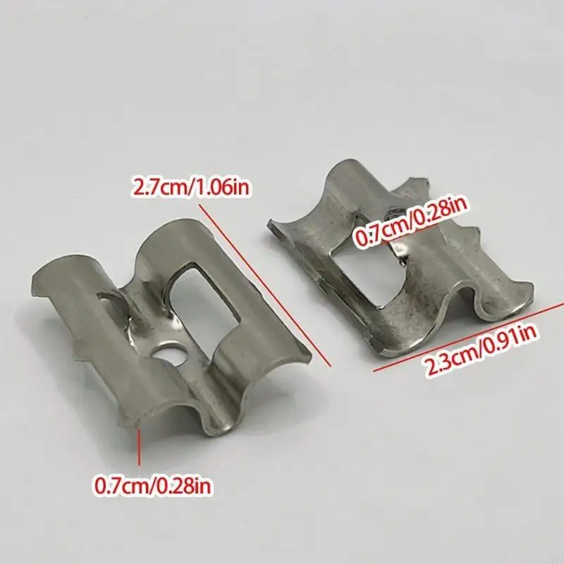 Piso acero inoxidable Clip Rusts Proof Connectores Strackets suaves 37jd