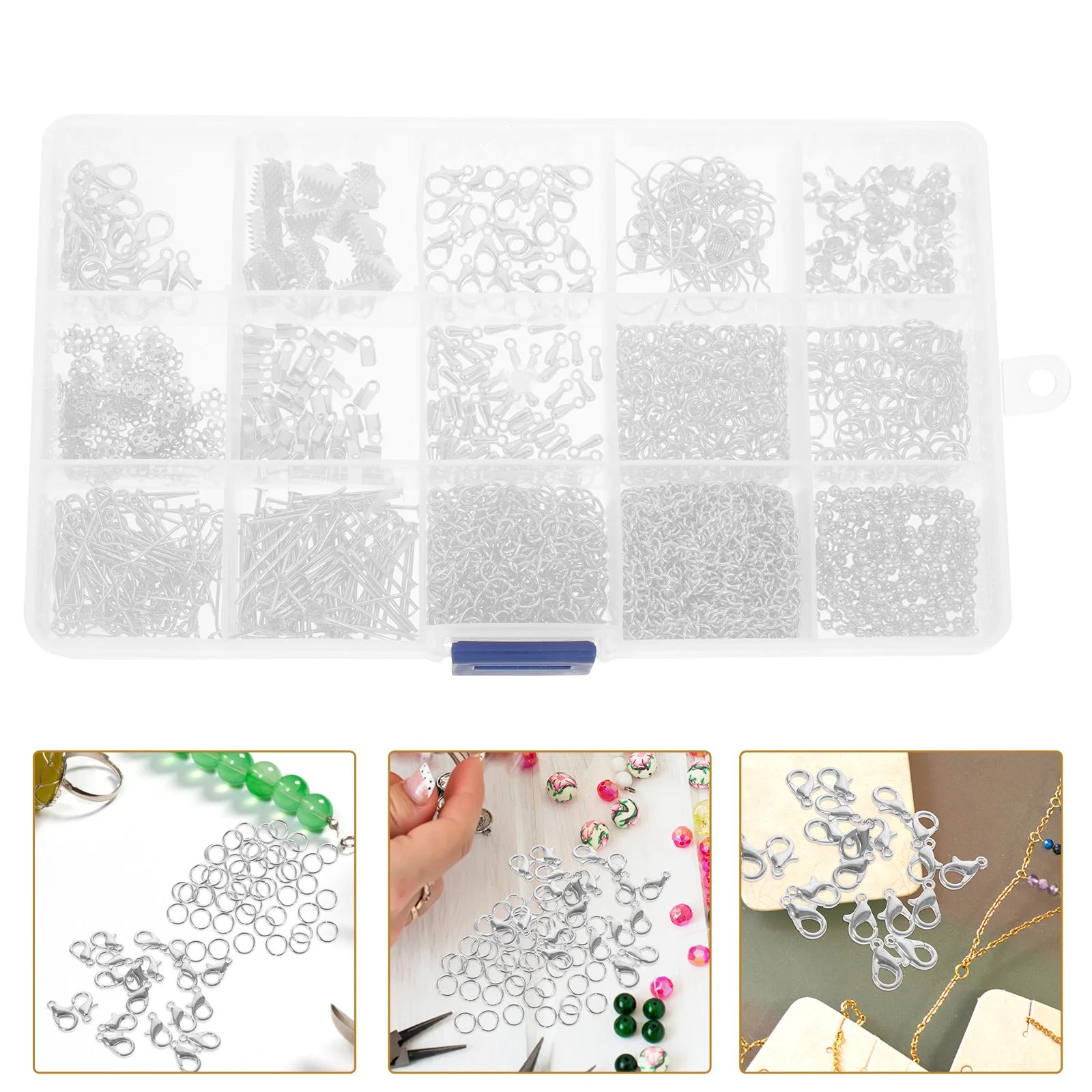 

Upgrade Diy Premium Iron Materials Bracelet Supplies Clasps Necklace Parts Repair Tools Jewelry Supplies Kit Necklace Making Kit