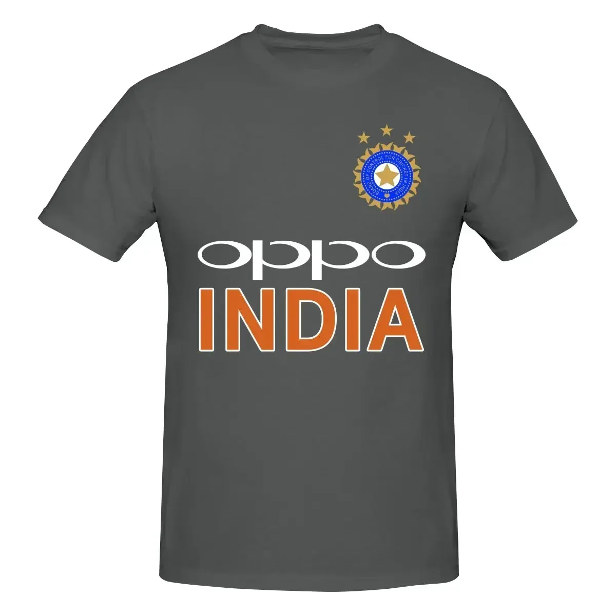 2024 NEW Cricket India Jersey Style Virat 18 Shirt T-shirt Tee Soft Style Natural All-Match