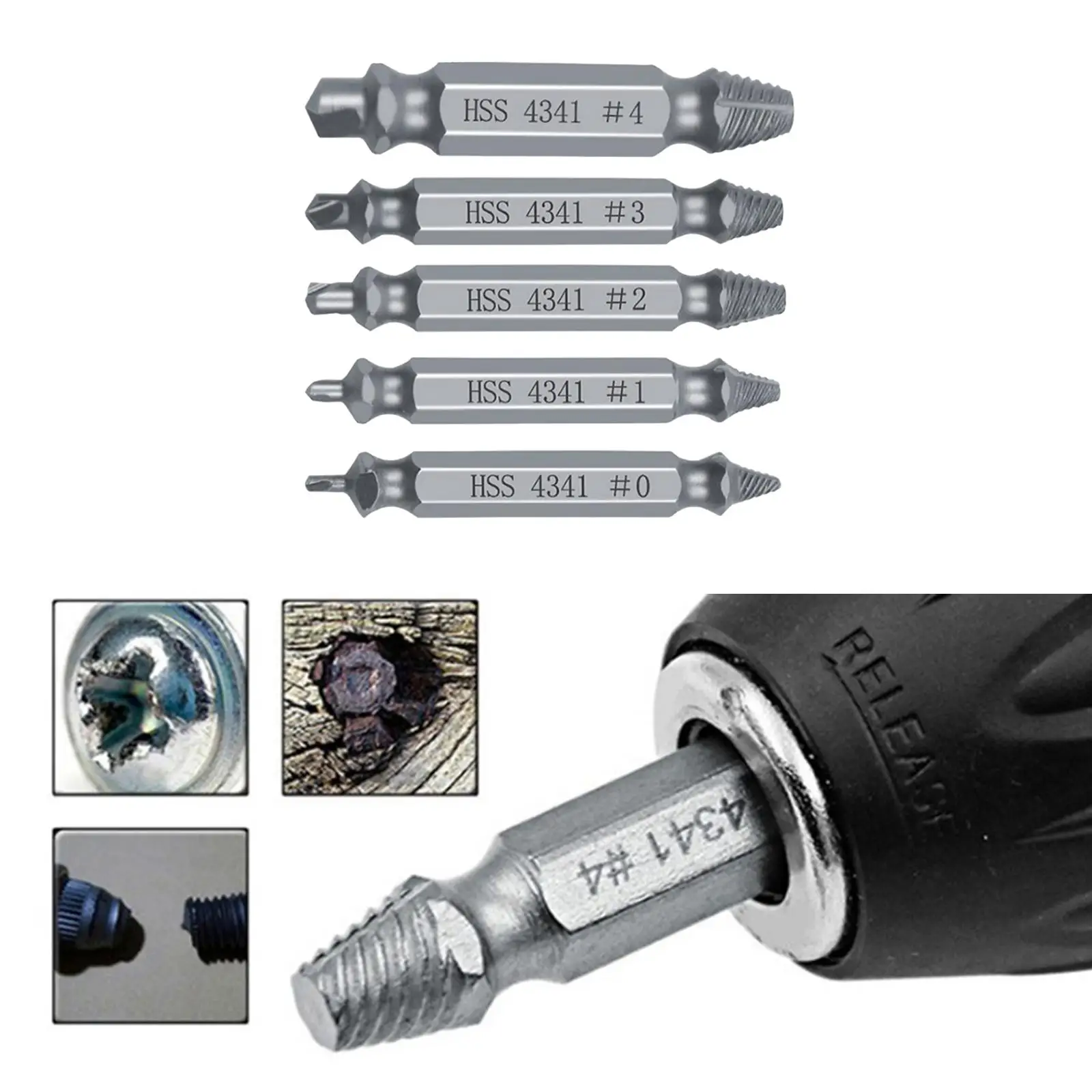Professional Tool Set for Damaged Thread Connections And Screw Removal