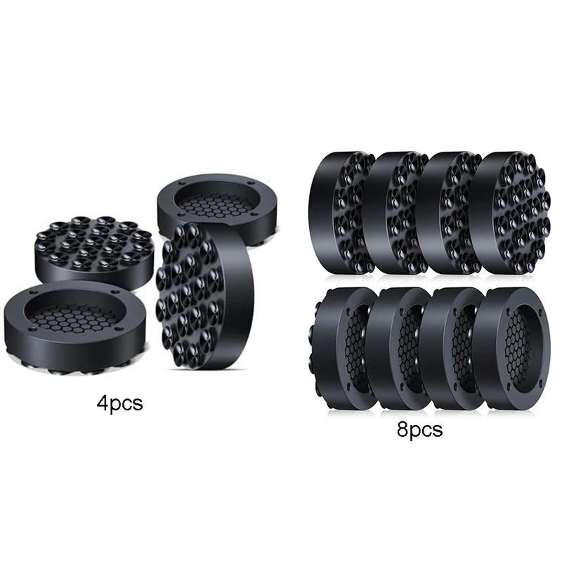 Cuscinetti antivibranti per lavatrice con ventosa ad adsorbimento forte, supporto stabilizzatore in gomma antiscivolo