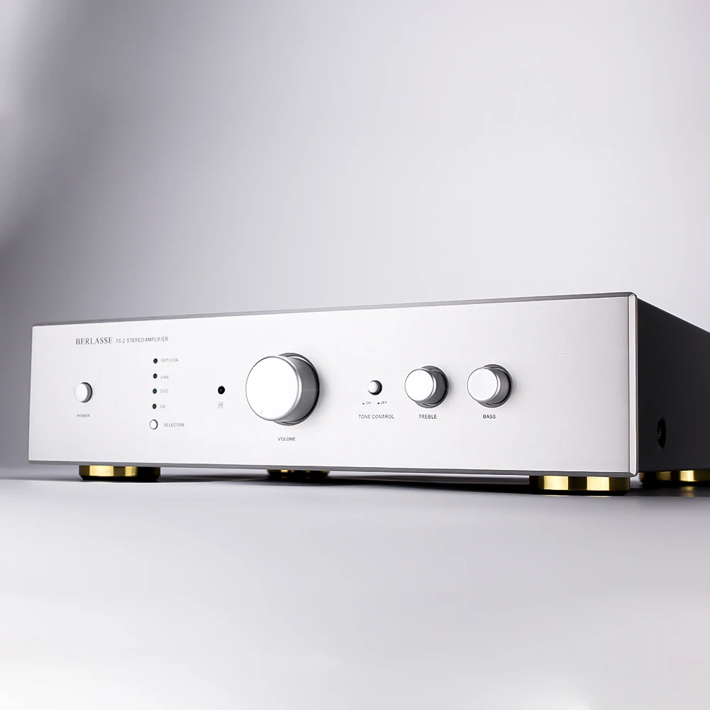 Усилитель звука BERLASSE TS-2, 150 Вт * 2, Hi-Fi стерео, домашний высококачественный аудиоусилитель звука, Bluetooth 5,0, пульт дистанционного управления