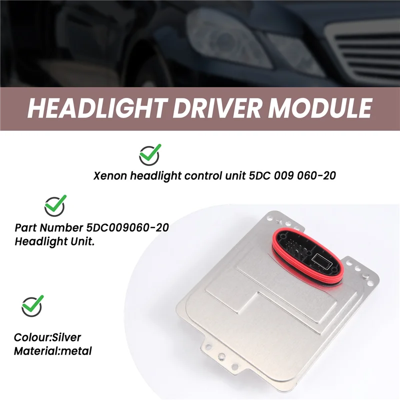

D1S ксеноновый балласт фар HID для Mercedes Benz W212 C207 A207 5DC009060-20 5DC00906020 Ксеноновый балласт HID 35 Вт 85 В переменного тока