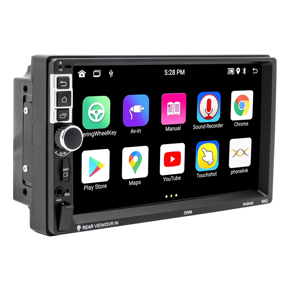 BQCC Android Car Player 7 Inch GPS Navigation Wireless Carplay Radio WiFi Bluetooth FM Autoradio Alcohol Test Recorder