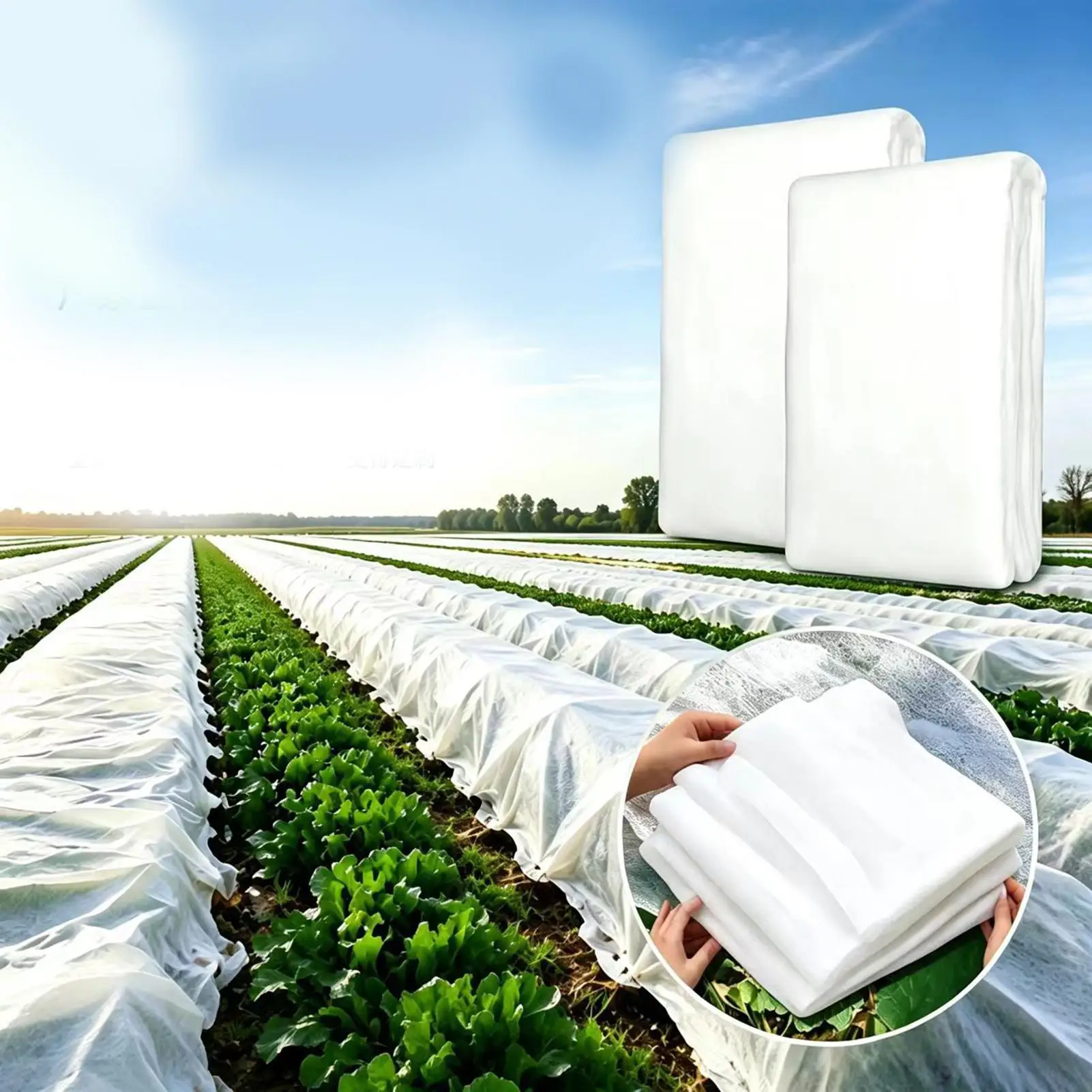 plant thermal frost blanket sun protection cover freely cut fit outdoor shrubs seedlings all year round vegetation shielding