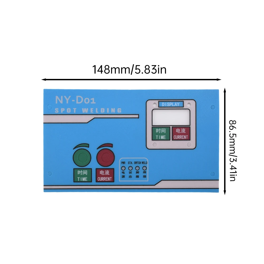 Módulo de Control de soldador por puntos NY-D01 40A 100A, pantalla Digital, tiempo de soldadura por puntos y controlador de corriente, Panel de sincronización, pantalla Digital