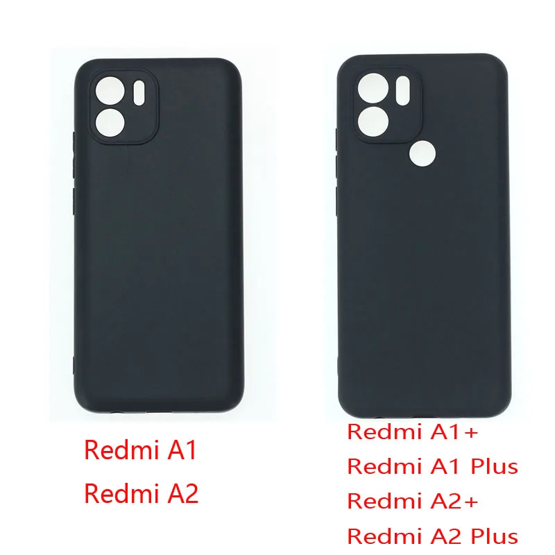 For Xiaomi Redmi A1 A2 Case Silicone Protector Phone Case For Xiaomi Redmi A1 A2 Plus Cover For Xiaomi Redmi A2 + 4G Matte Case