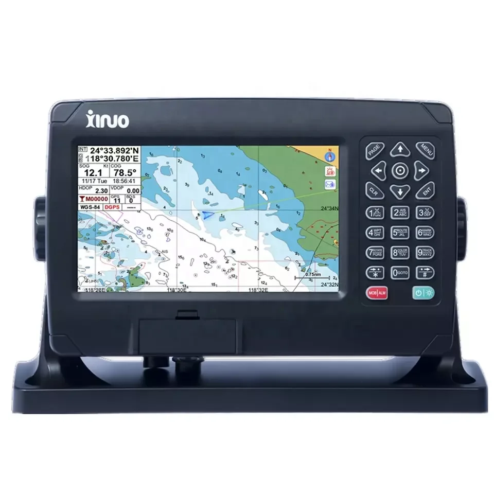 Xinuo XF-607B 7-inch Marine GNSS Chart Plotter Class B AIS Transponder/XF-808B 8-inch GPS Chartplotter With AIS Transponder