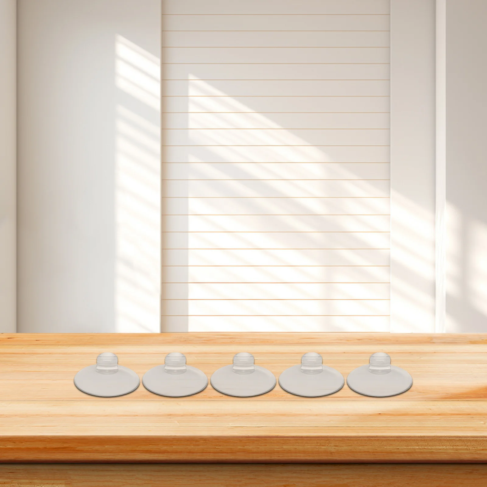 

50Pcs Suction Cup Hooks Strong Clear Plastic No Drill Wall Mount for Kitchen Bathroom Cable Management Space Organization