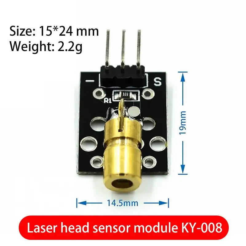 Laser head sensor module KY-008 applicable