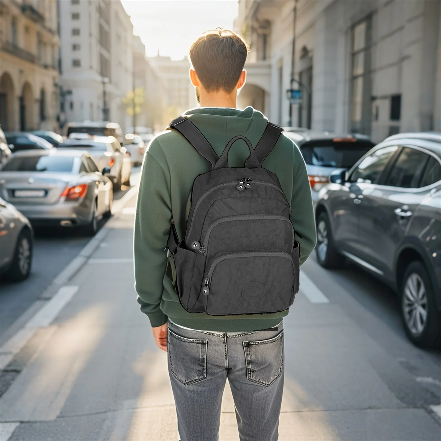 

Модный рюкзак для мужчин и женщин, легкий школьный повседневный дорожный рюкзак для ноутбука, водонепроницаемая задняя сумка для девочек, молодежи, студентов