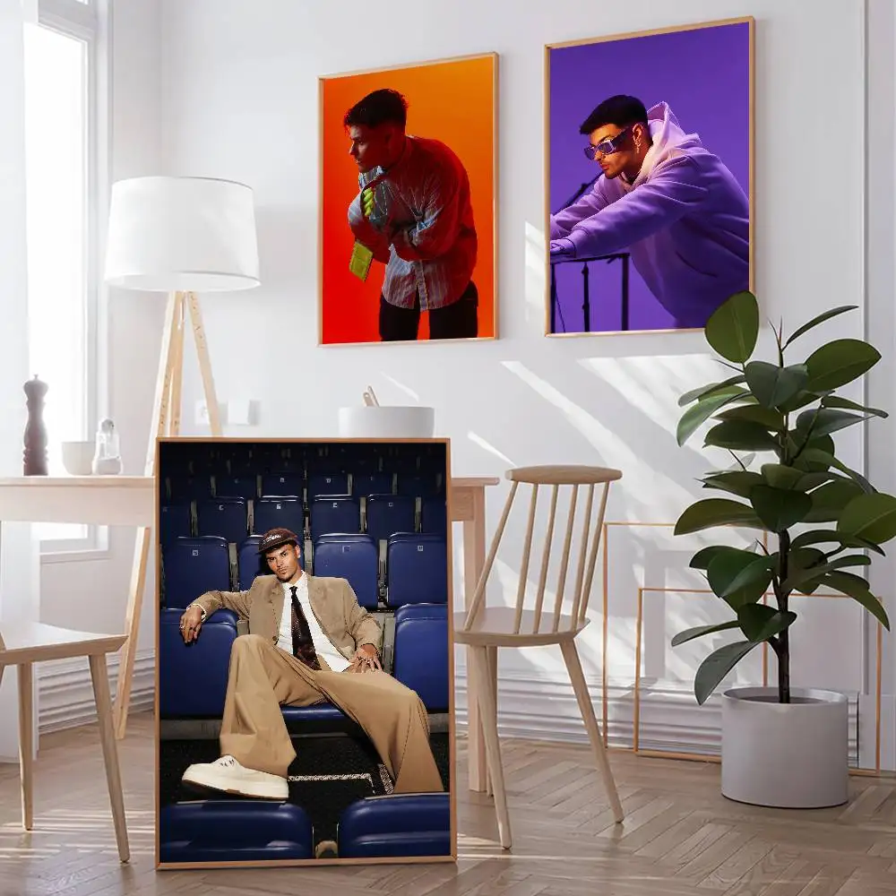 Póster musical del cantante A-Abraham Mateo, decoración de pared para sala de estar, dormitorio, bar, cafeterías, regalos para el hogar