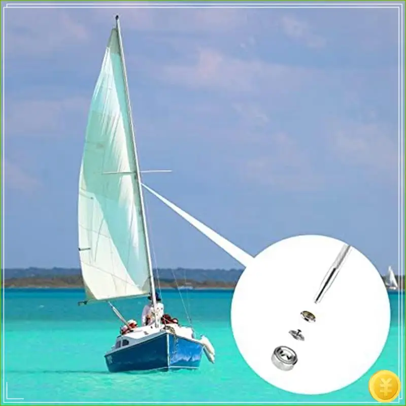 120Pcs Marine Canvas Snaps Set Kit With 2Pcs Setting Tool Stainless Steel Snap Buttons Snaps With Screws